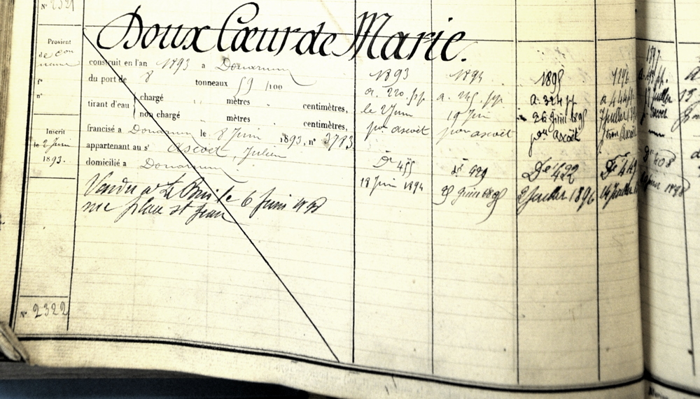 Source : Archives du Service Historique de la Marine de Brest, communiqué par Michel Le Berre.