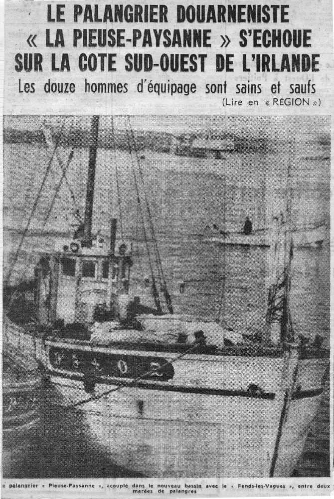 Source : Coupure Ouest-France 1961, communiquée par Jean-Claude Bourdon.